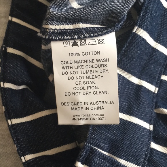 NWT Rolla’s Old Mate Pants Ink Stripe Sold Out 27 - Picture 10 of 10